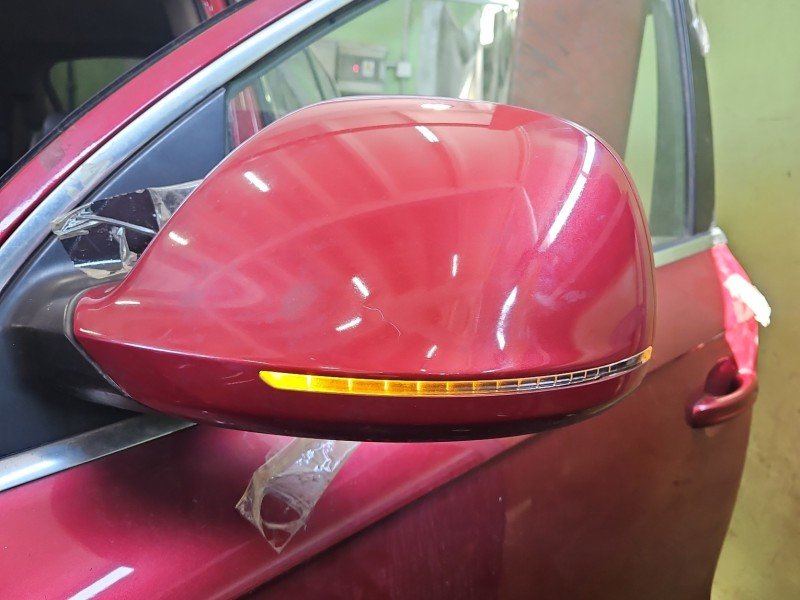 Lusterko lewe pin AUDI Q7 I 4L HB bordowy 9C / LZ3F 5d europa
