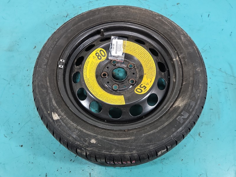 Koło zapasowe 16" dojazdowe dojazdówka Skoda Octavia III Rozstaw śrub: 5x112, Marka: Nexen, 205 mm, Profil opony: 55, Rok...