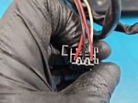 Lusterko lewe Mercedes Vaneo W414 5pin. Pęknięta obudowa, malowane europa