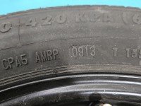 Koło zapasowe 17" dojazdowe dojazdówka Mercedes W212 Rozstaw śrub: 5x112, Continental, 155 mm, Profil opony: 70, 155/70/R17...