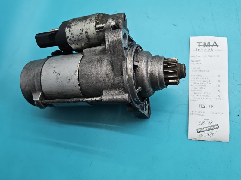TEST Rozrusznik Skoda Octavia III 1.6 TDI (CXXB) 02Z911024B, 438000-0231