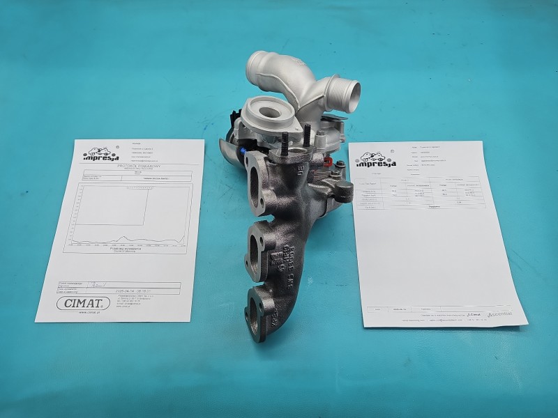 Turbosprężarka Regenerowana Skoda Rapid 1.4 tdi 90KM BV30-66A-0005, 04B253020, TL50297443000074