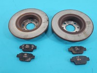 Tarcze hamulcowe tył klocki Fiat Stilo 1.6 16V (182B6.000)