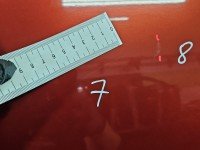 Drzwi tył lewe Dacia Sandero I 08-12 HB 5d bordowy TEB76