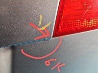 Klapa tył Audi A4 B7 kombi 5d srebrny LY7G