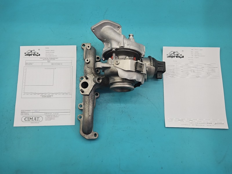 Turbosprężarka Regenerowana Vw Passat B7 2.0 tdi Cffb 140KM BV40D-0007, 54409700007, 54409880007