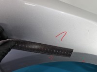 Błotnik przód prawy Mazda 3 I BK brak kodu lakieru