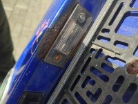 Klapa tył Skoda Fabia II HB 5d niebieski 4590