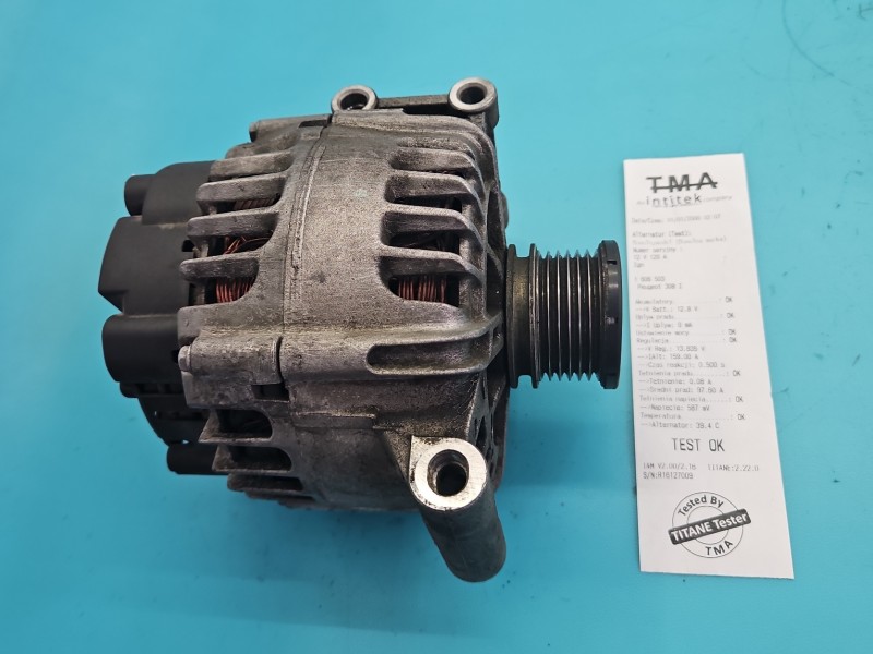 TEST Alternator Peugeot 308 I T7 1.6 16V 757651380, 2605106A