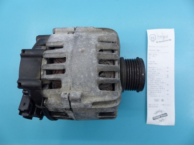 TEST Alternator Peugeot 3008 I 09-16 9664779680, 2605547A, TG15C135 1.6 hdi