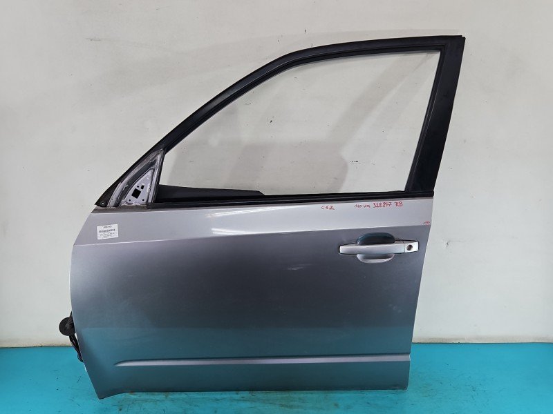 DRZWI PRZÓD LEWE KIEROWCY Subaru Forester III SH 08-13 5d srebrny C6Z