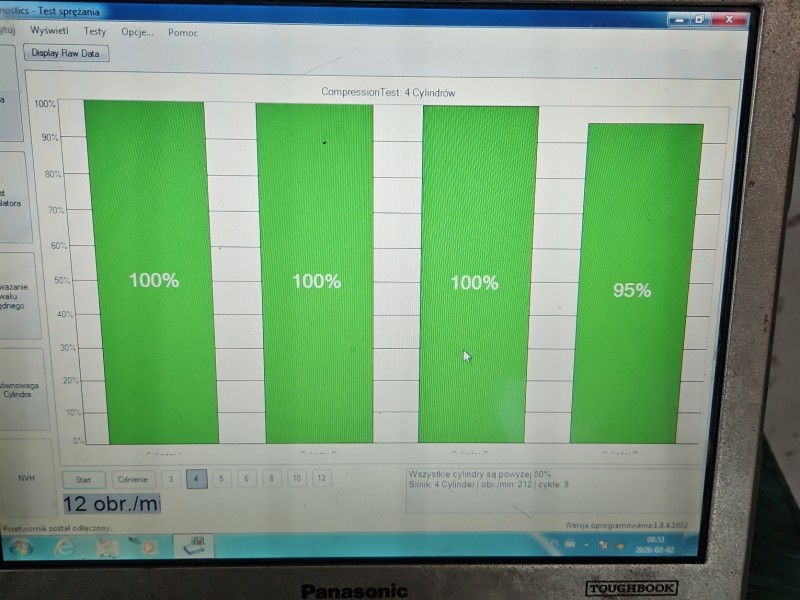 Silnik M9RZ717 Renault Trafic III 2.0 dci 150KM ODPALANY FILM POMIAR