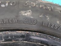 Koło zapasowe 15" dojazdowe dojazdówka Alfa romeo 147 Rozstaw śrub: 5x98, Continental, 125 mm, Profil opony: 80, ET 35 R15...