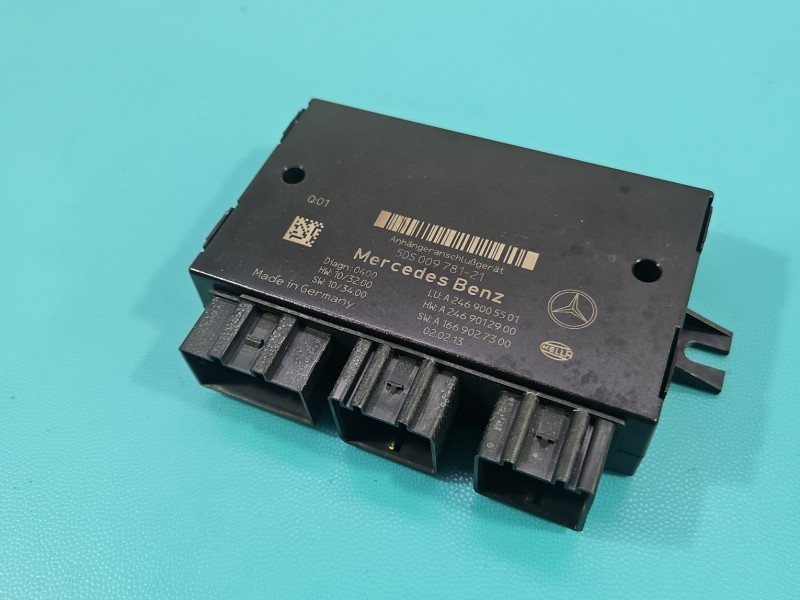 Sterownik moduł Haka, Uszkodzone mocowanie Mercedes GL II X166 A2469012900, 5DS009781