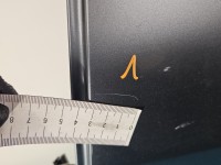 Drzwi tył lewe Skoda Yeti HB 5d szary LF8L