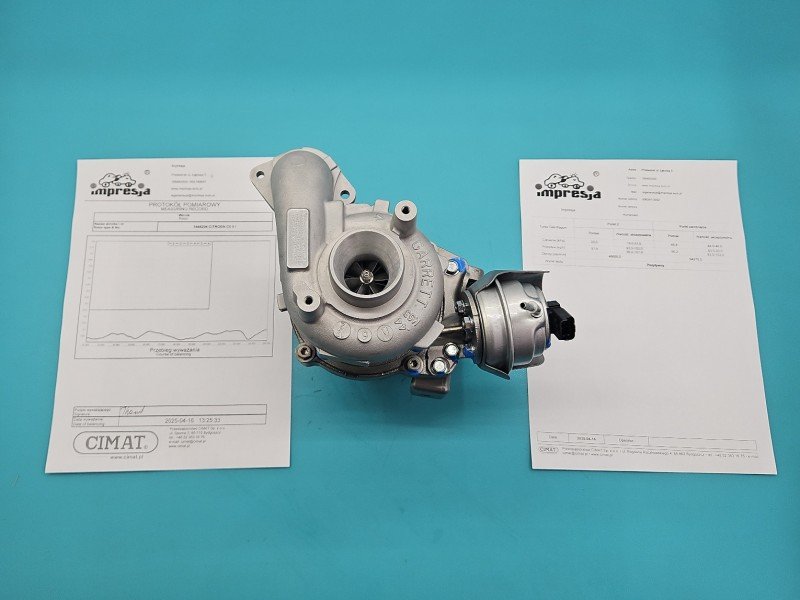 Turbosprężarka Regenerowana Citroen C5 II X7 806291-2, 9686120680-06, PCV01165F 1.6 hdi 111KM