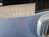 Klapa tył Honda Jazz II HB 5d błękitny