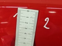 Błotnik przód prawy Peugeot 206 czerwony KKN