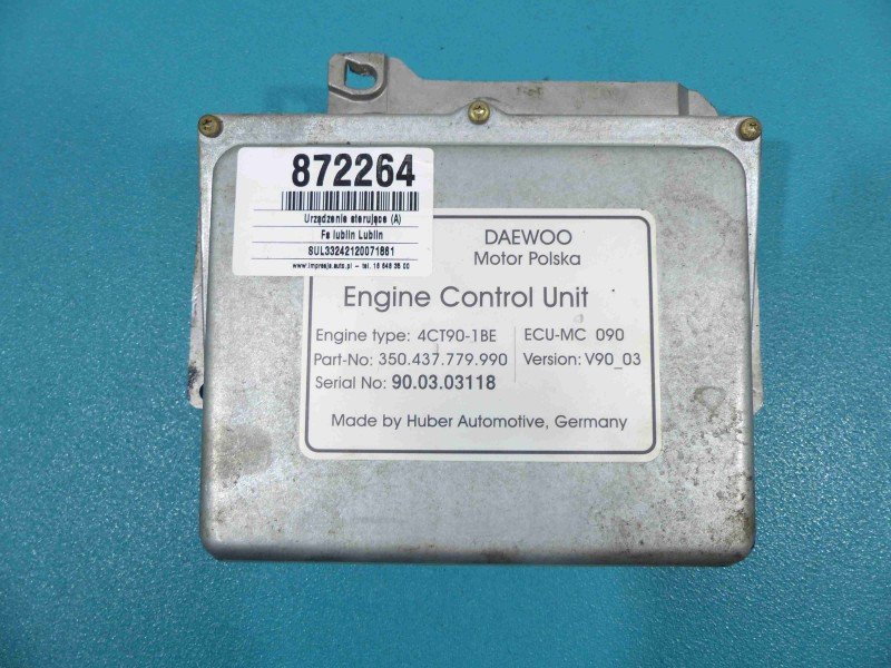 Komputer Sterownik silnika Lublin 2.4 TD 900303118