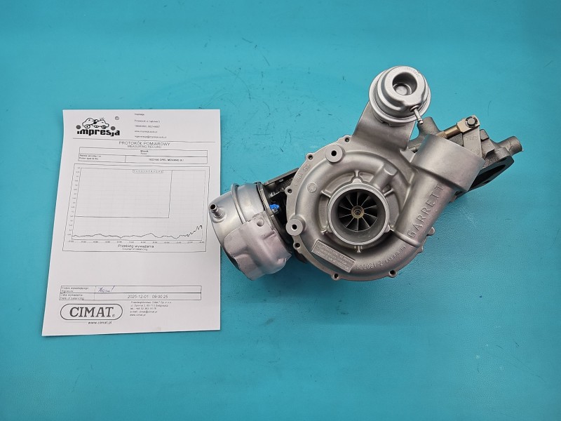 Turbosprężarka Regenerowana Opel Movano III 883860-1, GT2260S, H82013932ZZ-1544GR 2.3 cdti 136KM