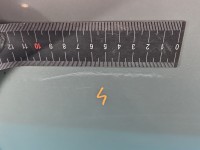 Drzwi tył prawe Mercedes W211 sedan 4d srebrny 744