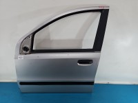 DRZWI PRZÓD LEWE KIEROWCY Fiat Panda II 5d srebrny