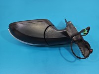 Lusterko lewe Vw Jetta VI elektryczny, Europejska, Kod lakieru: L041, 6pin. Rysy na obudowie. europa