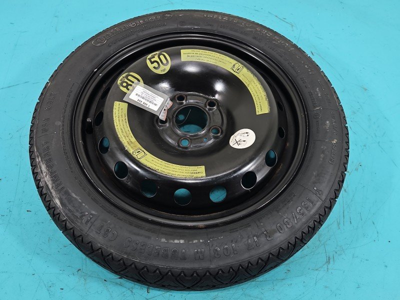 Koło zapasowe 17" dojazdowe dojazdówka Mitsubishi ASX 10- 5x114.3, Continental, 135/80 R17 et36 5X114.3 CONTINENTAL