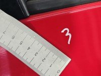 DRZWI PRZÓD PRAWE PASAŻERA Toyota Yaris II 3d czerwony 3P0