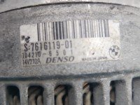 TEST Alternator BMW X5 F15 104210-6501, 7616119 3.0 wiel