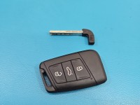 Klamka przód lewa zewnętrzna Skoda Superb III 7P6837885 LW5Q