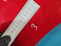 Błotnik przód lewy Kia Picanto I czerwony