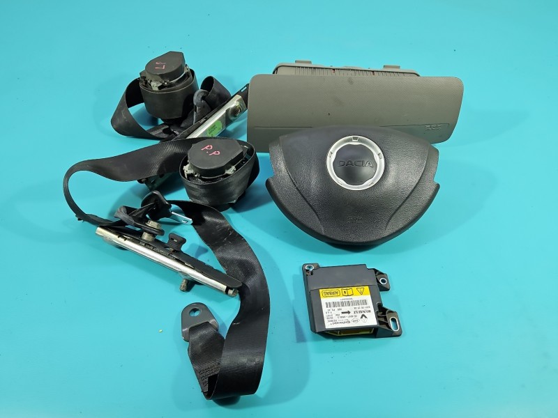 Poduszki powietrzne zestaw komplet Dacia Logan I 05-14