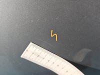 Drzwi tył lewe Fiat Grande Punto HB 5d srebrny 595/A