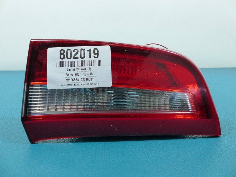 Lampa tył lewa VOLVO S60 II 10-18 sedan