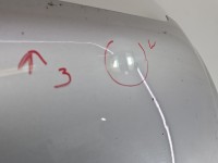 Maska przednia Toyota Rav4 III 05- srebrny 1F7