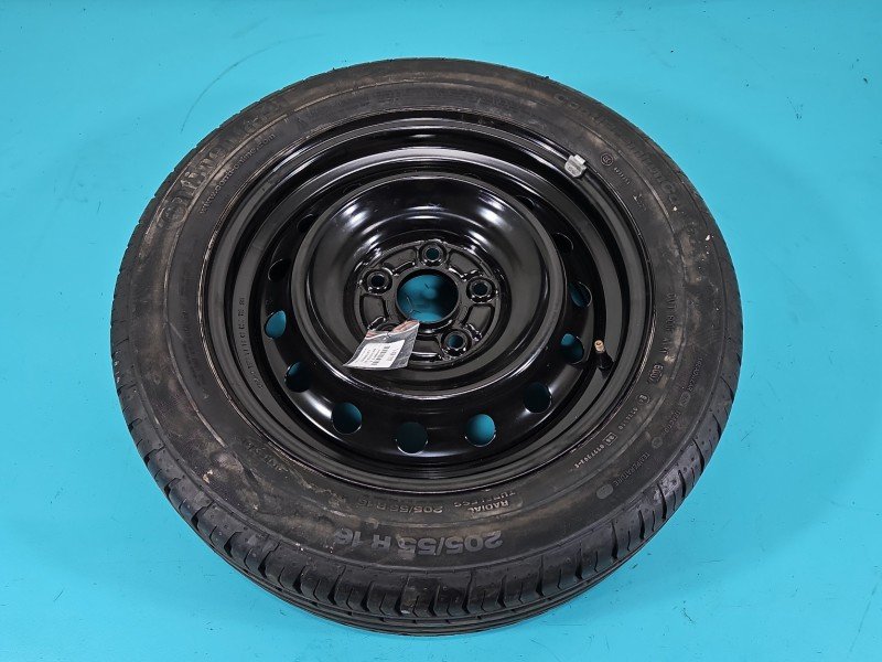 Koło zapasowe 16" dojazdowe dojazdówka Honda Civic VIII UFO 5x114.3, Continental, 205 mm, Profil opony: 55, 205/55/R16... Koło zapasowe 16" dojazdowe dojazdówka Honda Civic VIII UFO 5x114.3, Continental, 205 mm, Profil opony: 55, 205/55/R16...