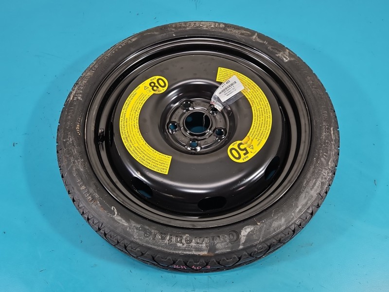 Koło zapasowe 18" dojazdowe dojazdówka Skoda Octavia III continental 3.5jx18h2 et25.5 125/70 r18 2014r 5x112