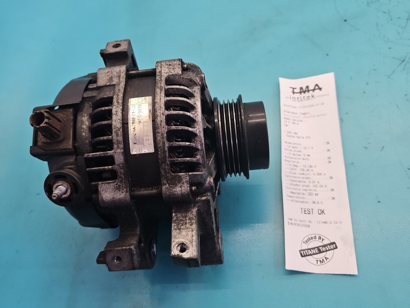 TEST Alternator Toyota Yaris III 1.3 vvti 1nr 27060-0Y130, 104211-3020