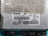 Komputer Sterownik silnika 0281011524, 9652183880 Citroen C5 I 2.0 hdi
