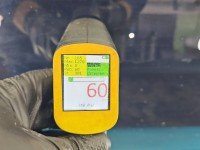 Drzwi tył lewe Ford Fusion HB 5d granatowy JU2