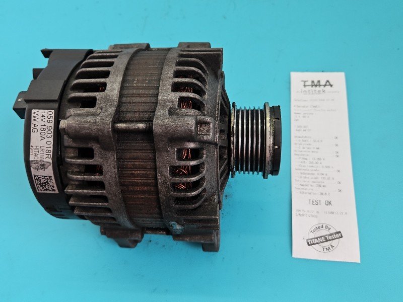 TEST Alternator AUDI A6 C7 059903018R 3.0 tdi TEST Alternator AUDI A6 C7 059903018R 3.0 tdi