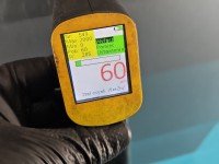 DRZWI PRZÓD LEWE KIEROWCY Fiat Grande Punto 5d srebrny 595/A