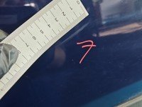 Drzwi tył lewe Vw Passat B4 kombi 5d granatowy