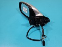 Lusterko lewe pin Peugeot 307 HB srebrny 5d europa