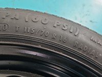 Koło zapasowe 16" dojazdowe dojazdówka Opel Meriva B Rozstaw śrub: 5x110, Continental, 115 mm, Profil opony: 70, 4.0btx16h2...