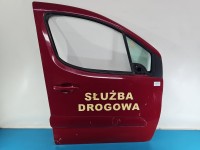 DRZWI PRZÓD PRAWE PASAŻERA Citroen Berlingo II 5d czerwony KJFB