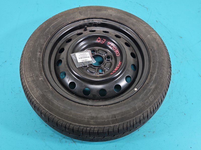 Koło zapasowe 15" dojazdowe dojazdówka Toyota Corolla E12 Rozstaw śrub: 4x100, Bridgestone, 195 mm, Profil opony: 60, 195/60...