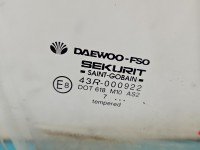 Szyba drzwi przód prawa Daewoo Lanos sedan