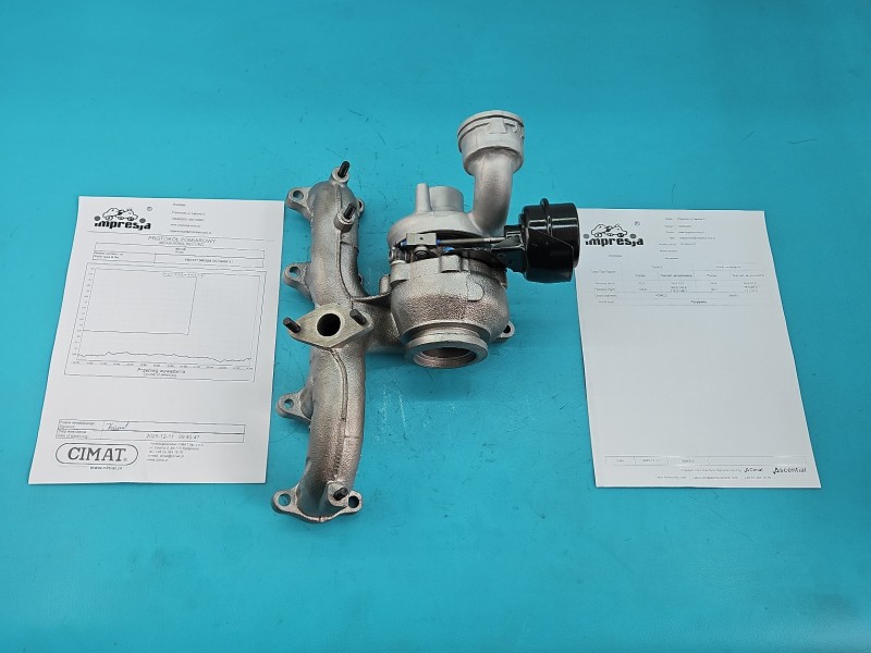 Turbosprężarka Regenerowana Skoda Octavia II BV39A-0022, 54399700022, 54399880022 1.9 tdi 105KM